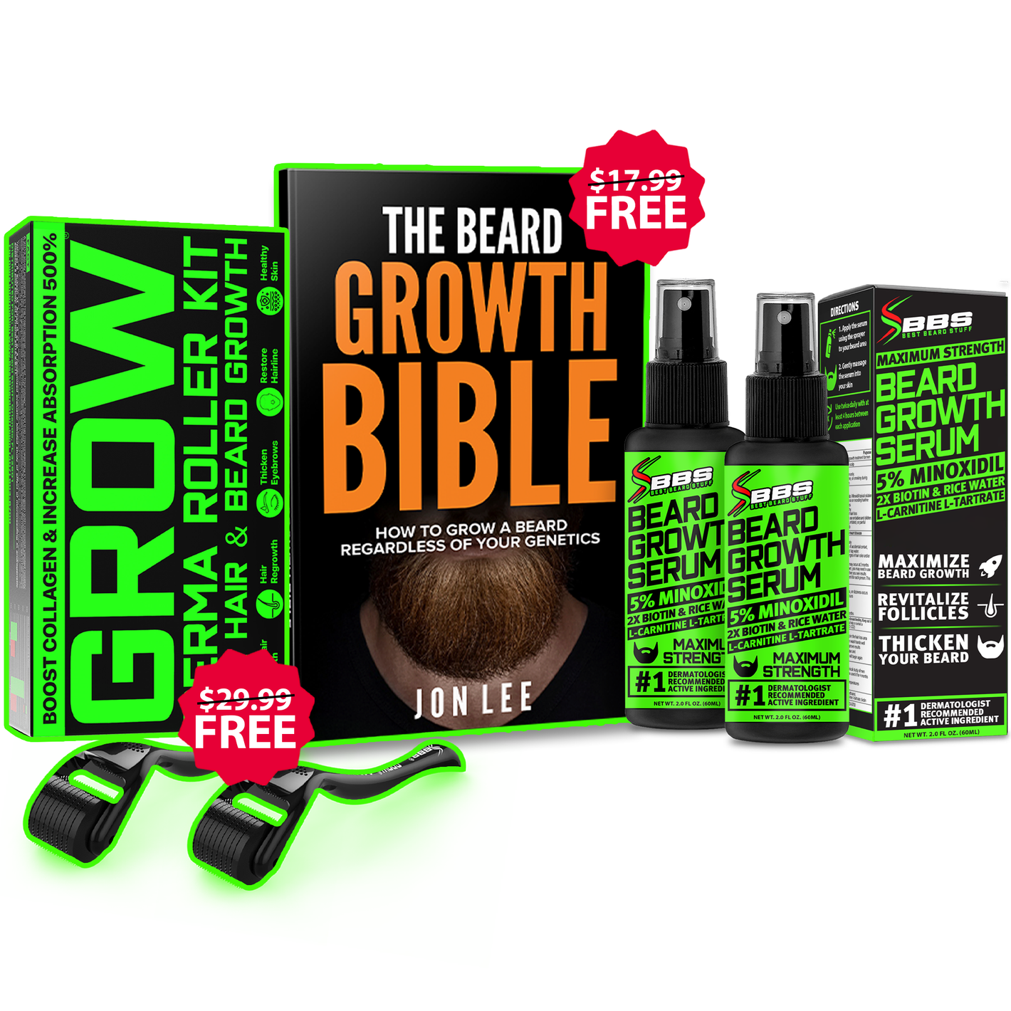2-Pack Beard Growth Kit