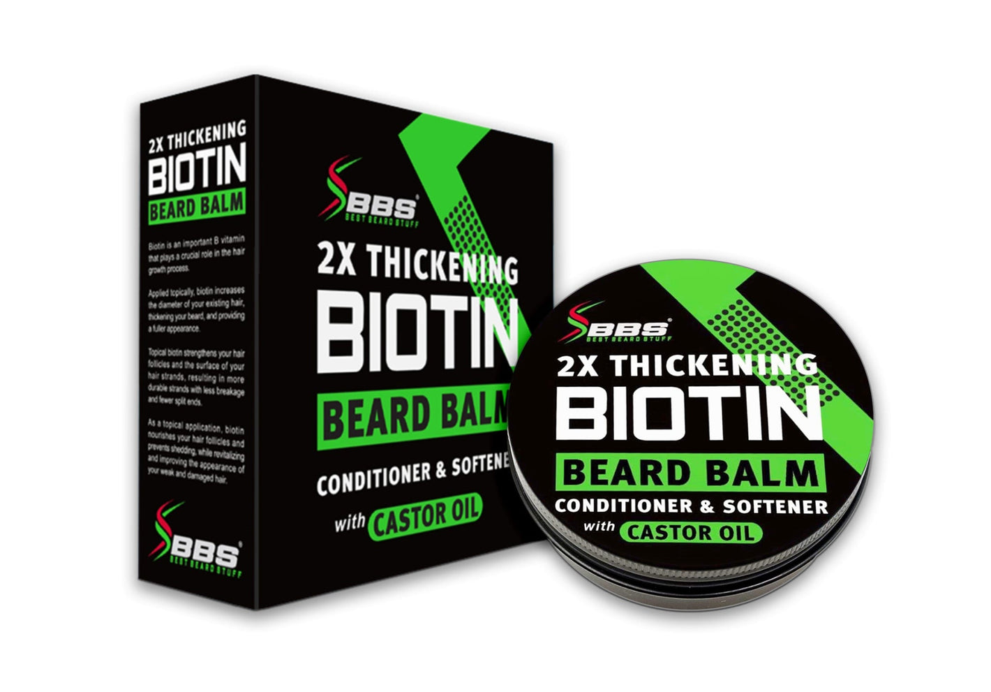 2X Thickening BIOTIN Beard Balm
