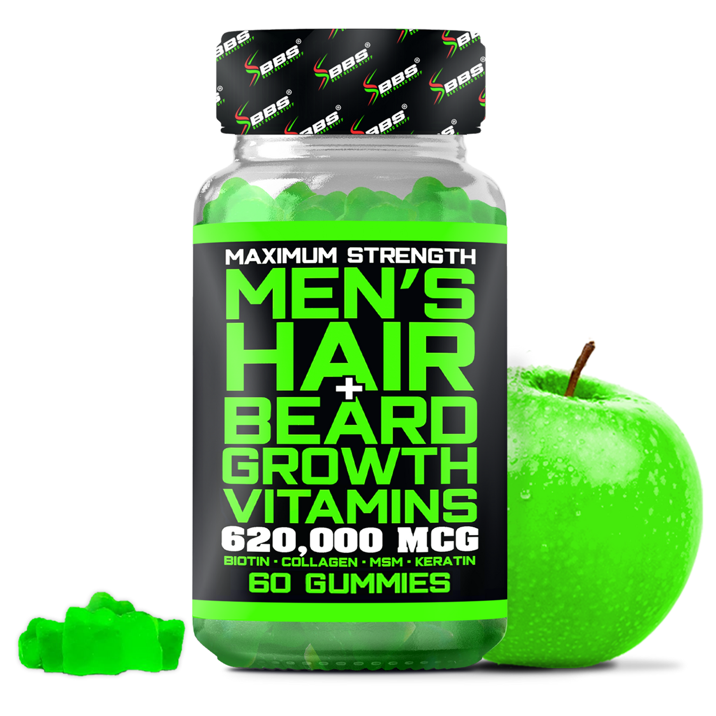 MAXIMUM STRENGTH Beard Growth Gummies