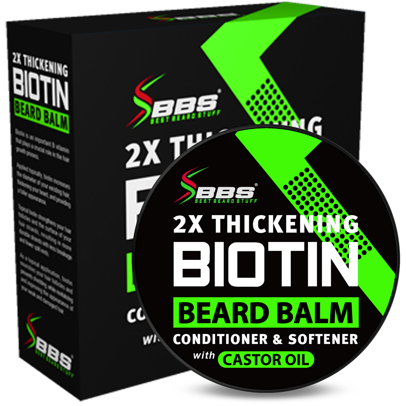 2X Thickening BIOTIN Beard Balm